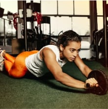 Femme qui fait du sport