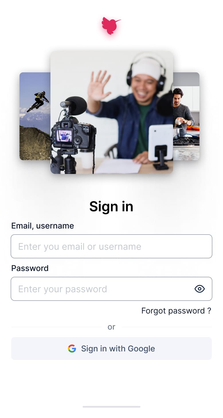 Connextion page screenshot